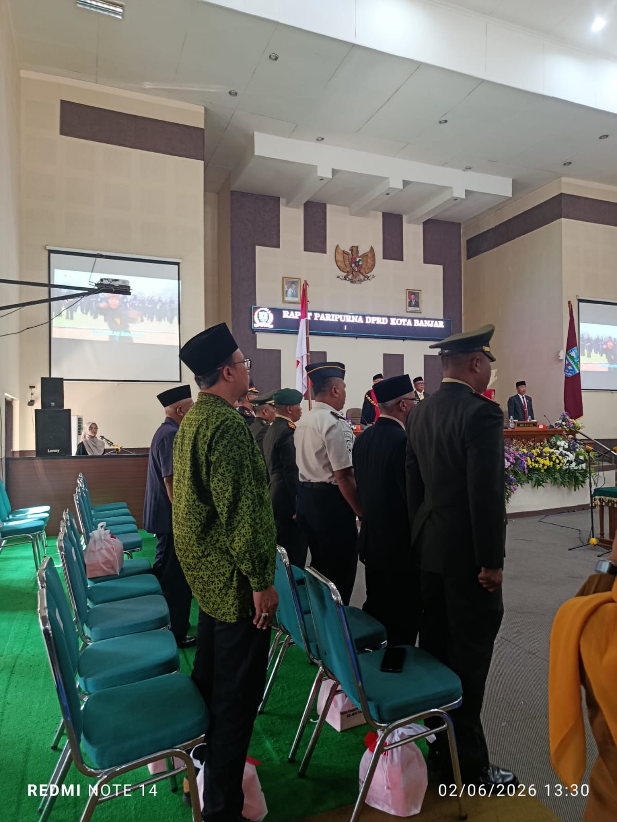Ketua Bawaslu Kota Banjar menghadiri rapat paripurna peresmian pengangkatan Ketua DPRD Kota Banjar sisa jabatan Tahun 2024-2029