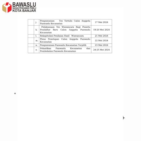 Timeline Pembentukan Panwascam (2)