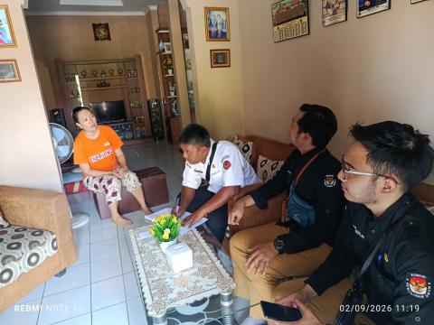 Bawaslu Kota Banjar Awasi Mekanisme COKTAS PDPB Triwulan III di Kelurahan Mekarsari