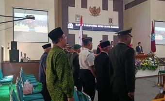 Ketua Bawaslu Kota Banjar menghadiri rapat paripurna peresmian pengangkatan Ketua DPRD Kota Banjar sisa jabatan Tahun 2024-2029