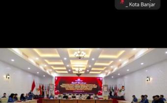 Tangkap Layar Persiapan Pleno Rekapitulasi PDPB Tingkat Nasional melalui Zoom Meeting Bersama Bawaslu Provinsi Jawa Barat (17/07/2026)