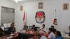 Ketua Bawaslu Kota Banjar, Rudi Ilham Ginanjar memberikan masukan dalam Rakor Pemutakhiran Data Partai Politik Berkelanjutan Semester II TAhun 2025