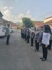 Kordiv HP2HM Wahidan saat menyampaikan amanat apel senin pagi